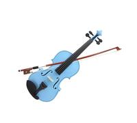 Violon Électrique Bleu 4/4 Adulte Débutant Professionnel Instrument De Jeu Instruments À Cordes Du Violon(Blue)