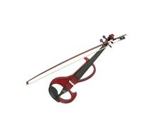 Violon Électrique Coloré 4/4 Caisse En Bois Instrument De Musique Professionnel Instruments À Cordes Du Violon(Red)
