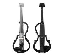 Violon Électrique Silencieux 4/4 Instrument De Musique Professionnel À Cordes Avec Épaulière Et Accessoires Pour Casque Audio(10 Set 1)