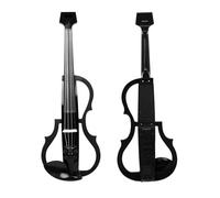 Violon Électrique Silencieux 4/4 Instrument De Musique Professionnel À Cordes Avec Épaulière Et Accessoires Pour Casque Audio(10 Set 4)