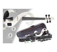 Violon électrique Stagg EVN 4/4 blanc G