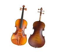 Violon Fait Main Pleine Grandeur En Érable Naturel Strié Avec Étui Rigide Repose Épaule Cordes Et Sourdine. Violons Acoustiques(1/2)