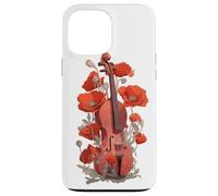 Violon Fleurs Musique Classique Musicien Violon Vintage Coque pour iPhone 13 Pro Max