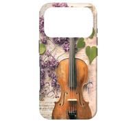 Violon Fleurs Musique Classique Musicien Violon Vintage Coque pour iPhone 17 Pro