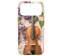 Violon Fleurs Musique Classique Musicien Violon Vintage Coque pour iPhone 17 Pro Max
