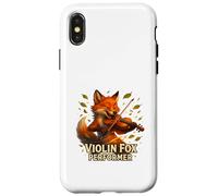 Violon Fox Musical Forest Spirit Coque pour iPhone X/XS