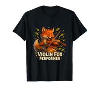Violon Fox Musical Forest Spirit T-Shirt