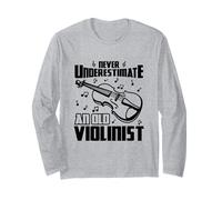 Violon Grand-père Passionné de Violon Violoncelle Manche Longue