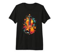 Violon Graphique Alto Orchestre d'harmonie T-Shirt Haut de Gamme