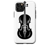 Violon Graphique Violoncelle Chordophone Coque pour iPhone 11 Pro