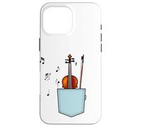 Violon in The Pocket Viola Music Teacher Student Violonist Coque pour iPhone 16 Pro Max