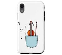 Violon in The Pocket Viola Music Teacher Student Violonist Coque pour iPhone XR