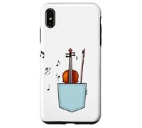 Violon in The Pocket Viola Music Teacher Student Violonist Coque pour iPhone XS Max