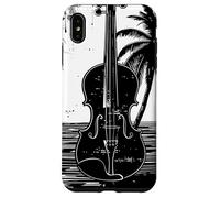 Violon Instrument à cordes graphique Coque pour iPhone XS Max