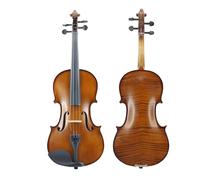 Violon Instruments De Musique Violon 4/4 En Bois Massif Idéal Pour Débutants Avec Étui Rigide Épaulière Archet Et Sourdine(1-8)
