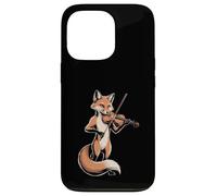 Violon Jouant du Renard Mignon Musique Orchestre Fantaisie Coque pour iPhone 13 Pro