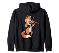 Violon Jouant du Renard Mignon Musique Orchestre Fantaisie Sweat à Capuche