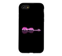 Violon Lake Shadow Love Reflection Silhouette Violoniste Coque pour iPhone SE (2020) / 7/8