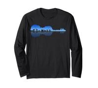 Violon Lake Shadow Love Reflection Silhouette Violoniste Manche Longue