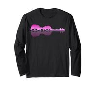 Violon Lake Shadow Love Reflection Silhouette Violoniste Manche Longue