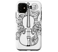 Violon Ligne Art Violoncelle Baroque Musique Coque pour iPhone 11