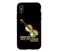 Violon Louez-Le avec Les Cordes Violoniste Chrétien Coque pour iPhone X/XS