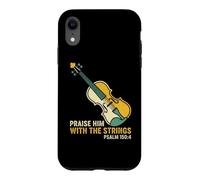 Violon Louez-Le avec Les Cordes Violoniste Chrétien Coque pour iPhone XR