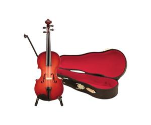Violon Miniature,Accessoire Porte-Clés en Bois Artisanal,Mini Figurine e Violon | pour les Amateurs e Musique les Amateurs Art pour Célébrer les Vacances pour la Maison et pour les Voyages