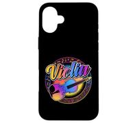 Violon Musical rétro coloré avec Cordes Coque pour iPhone 16 Plus