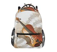 Violon Musique Art Bandoulière Sacs Cartable à Dos à Cartable Étudiants Sac pour Scolaire Filles Voyages Garçons