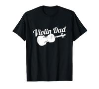 Violon Papa Fiddler Viola T-Shirt Graphique avec Valeur
