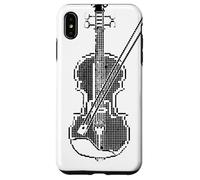 Violon Pixel Graphic Bluegrass Music Coque pour iPhone XS Max