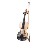 Violon pour Débutants, Violon Acoustique pour Débutant avec étui et Nœud Papillon Fleur pour Adultes étudiants Enfants Adolescents (1-2)