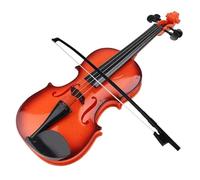 Violon pour enfants jouable en plastique pour débutants pour garçons et filles, cordes réglables, petit jouet, instrument éducatif pour la pratique musicale, développement de l'intérêt 15, 4 x 5