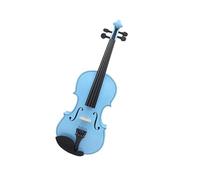 Violon professionnel Violon bleu 4/4 pour débutants panneau en érable avec accessoires(Type 2)