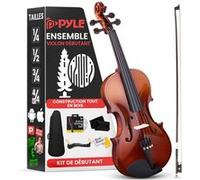 Violon - Pyle - taille 4/4 - Marron - parfait pour débutants Marron