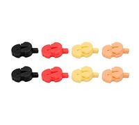 Violon Silencieux, Violon Sourdine pour violon, Caoutchouc Sourdine de Violon Portable Tourte Mutes 8Pcs Simple Trou pour Instruments de Musique pour accessoires d'instruments de musique de violon