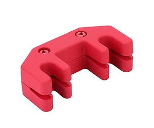 Violon Sourdine pour violon en caoutchouc, Pratiquer Mute Combo, métal, pour violon Sourdine Practise Silencieux pour violon 1/2, 3/4, pour violon 4/4, Rouge