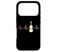 Violon Vintage Heartbeat Fiddler Viola Coque pour iPhone 17 Pro