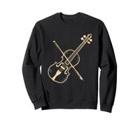 Violon Vintage Violoniste Musique Classique Archet Sweatshirt