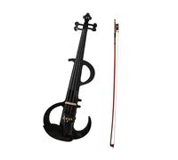 Violon Violon Électrique Noir Inversé S 4/4 Instrument À Cordes Professionnel Pour Débutant Avec Étui Et Archet