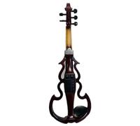 Violon Violon Électrique Professionnel 4/4 À 5 Cordes En Bois Massif Marron Entièrement Fait Main