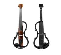 Violon Violon Électrique Silencieux 4/4 Instrument De Musique Professionnel À Cordes Avec Épaulière Et Accessoires Pour Casque Audio(10 Set 6)