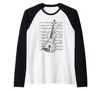 Violon Violoniste Instrument de Musique Notes de Musique Manche Raglan
