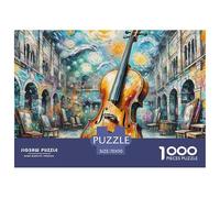 Violoncelle 1000 Piece Jigsaw Puzzle for Adults Educhational Games Stress Relief Puzzle Exercise The Memory of The Brain for Adults and Kids, Age 12 Years Up 70x50cm/1000pcs
