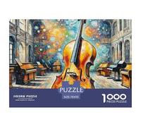 Violoncelle 1000 Pièces Puzzle Difficile Et Stimulant sur Challenge Toy Jouets Art Un Jouet De Jeu, pour Toute La Famille 70x50cm/1000pcs