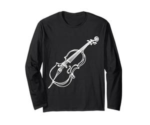 Violoncelle Art Linéaire Instrument Cordes Manche Longue