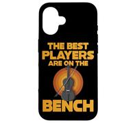 Violoncelle contrebasse The Best Players are on The Bench Coque pour iPhone 16