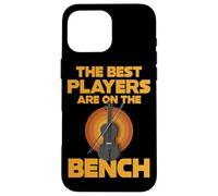 Violoncelle contrebasse The Best Players are on The Bench Coque pour iPhone 16 Pro Max