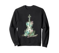 Violoncelle Fleuri Vintage Musique Classique Sweatshirt
